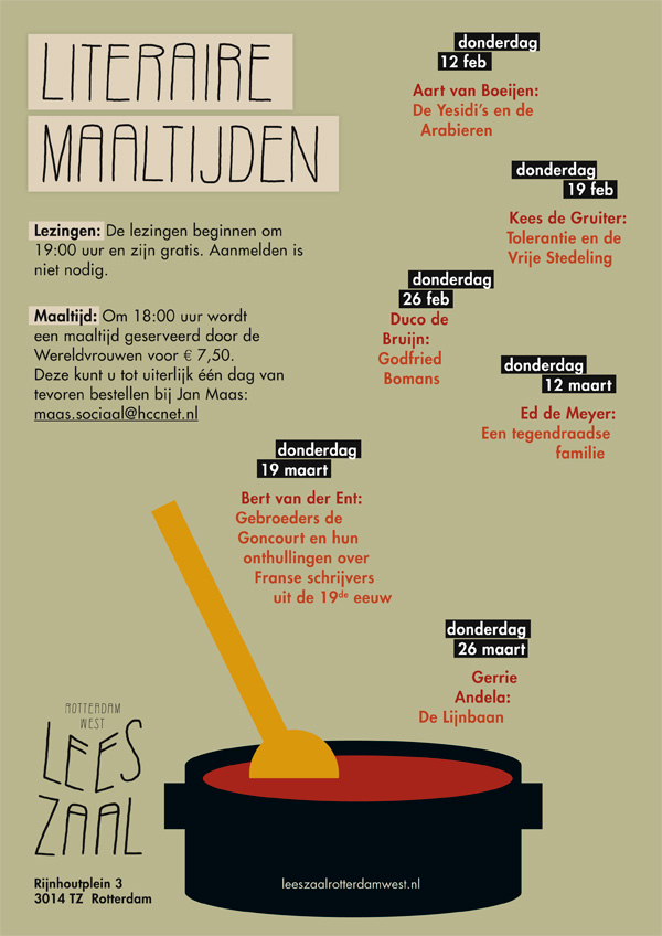 Literaire Maaltijden – een nieuwe serie