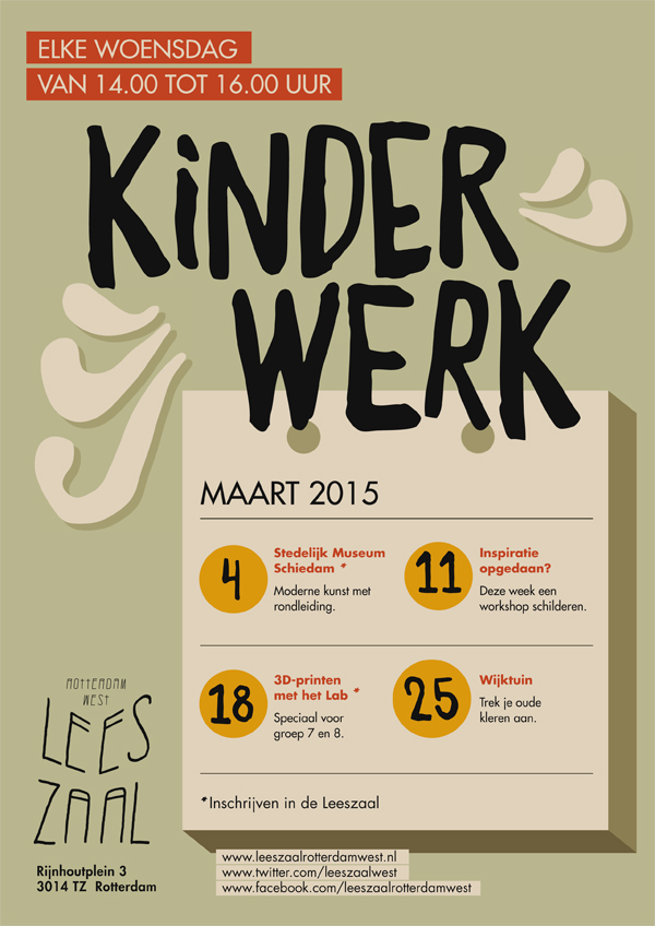 Kinderwerk in maart