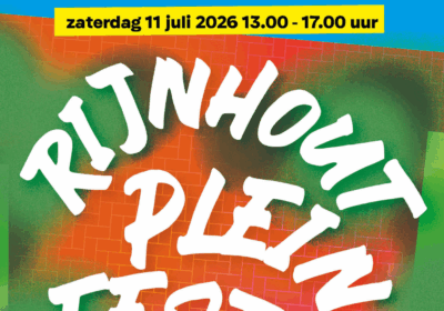 Zaterdag 11 juli 2026, 13:00-17:00 – Feestelijke opening heringericht Rijnhoutplein 